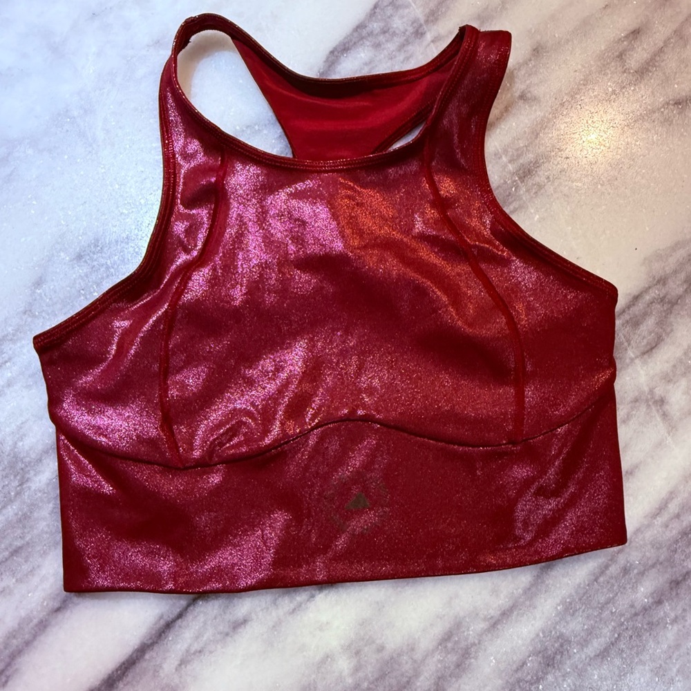 Adidas Red Shine Sports Bra - size XS - never worn - NWOT💋